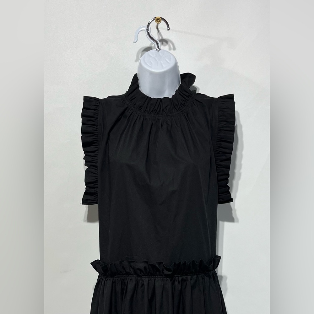 MARIELLE Almelo Martinique Black Elegant Ruffle Maxi Dress New With Tags‎ - Picture 5 of 13